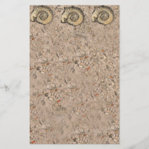 Fossile Stationierung Briefpapier