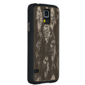 Fossile weiße Fische im schwarzen Hintergrund (Rechts)