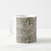 fossiler Hintergrund Kaffeetasse (Vorderseite Links)