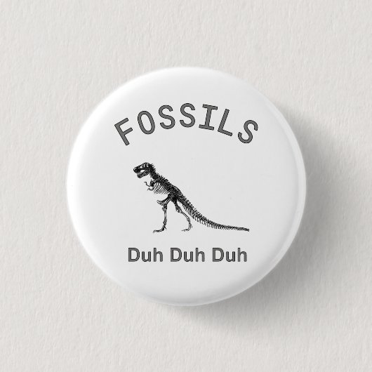Fossilien Button (Vorderseite)