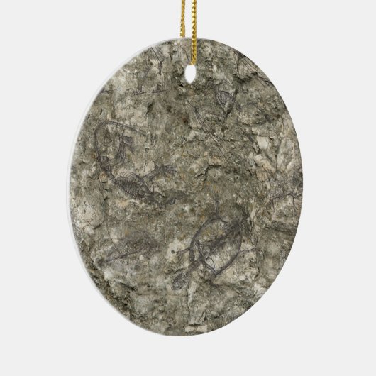 Fossilien Keramik Ornament (Rechts)