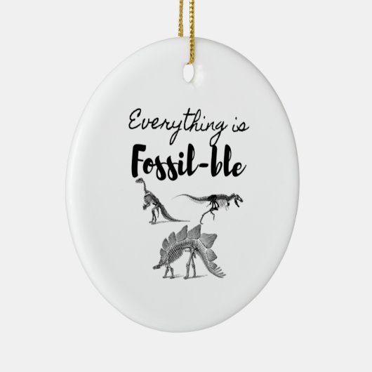 Fossilien Keramik Ornament (Rechts)