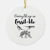 Fossilien Keramik Ornament (Vorne)