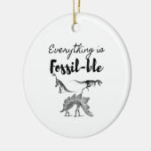 Fossilien Keramik Ornament (Links)