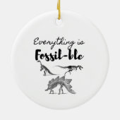 Fossilien Keramik Ornament (Hinten)