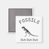 Fossilien Magnet (Vorderseite/Rückseite)