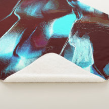 Fossilien oder Metall, in braun bis zyangradienten