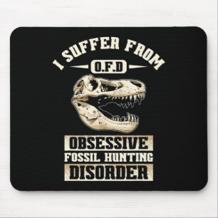 Fossilienjagd Dinosaurier Knochen Paläontologe Fos Mousepad