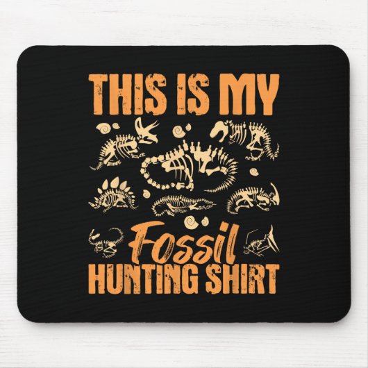 Fossilienjagd - Dinosaurierknochen Paläontologe Pa Mousepad (Vorne)