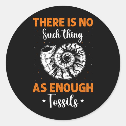 Fossilienjagd Essentials Hunter Runder Aufkleber (Vorderseite)