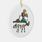 Fossilienjagd Keramik Ornament (Rechts)