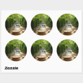 Fossilienmuseum Monte San Giorgio Runder Aufkleber (Blatt)