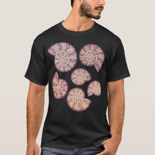 Fossilisierte Ammoniten T-Shirt