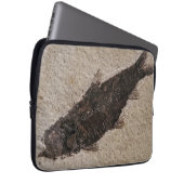Fossilisierte Fisch-Elektronik Laptopschutzhülle (Vorne Rechts)