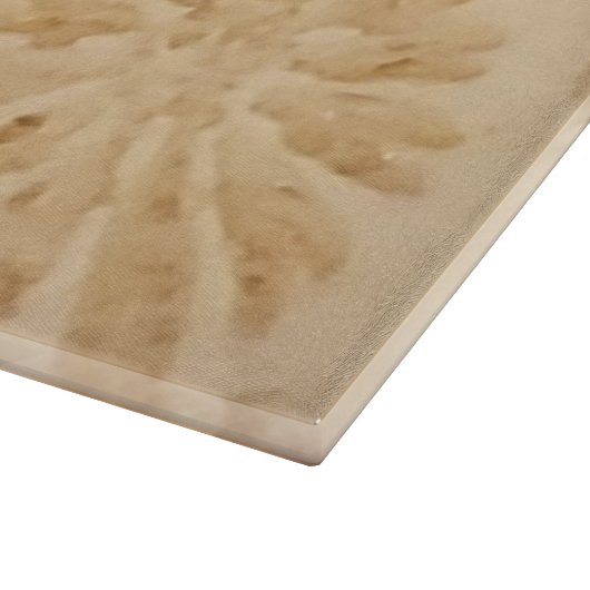 Fossilisierte Korallenwerbung Schneidebrett (Ecke)