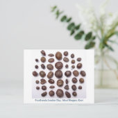 Fossilisierte Samen Postkarte (Stehend Vorderseite)