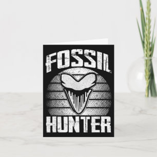 Fossiljäger Megalodon Prähistorischer Haizahn Ich Karte