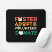 Foster Adoptiere Freiwillige Spender Tierrettungsh Mousepad (Mit Mouse)