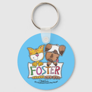 FOSTER-Banner für Hunde und Katzen Schlüsselanhänger