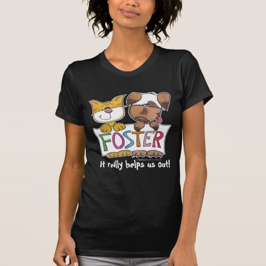 FOSTER-Banner für Hunde und Katzen T-Shirt (Vorderseite)