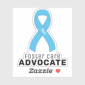 Foster Care Advocate Vinyl Sticker (Blatt)
