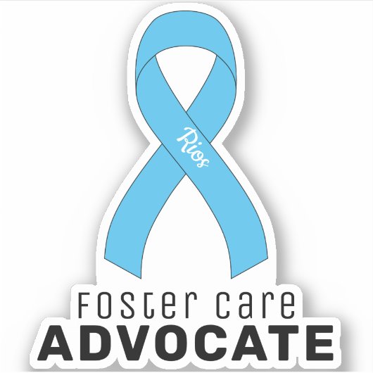 Foster Care Advocate Vinyl Sticker (Vorderseite)