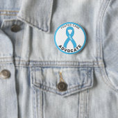 Foster Care Advocation Ribbon White Button (Beispiel)