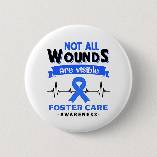 Foster Care Awareness Montag Werbegeschenke Button (Vorderseite)