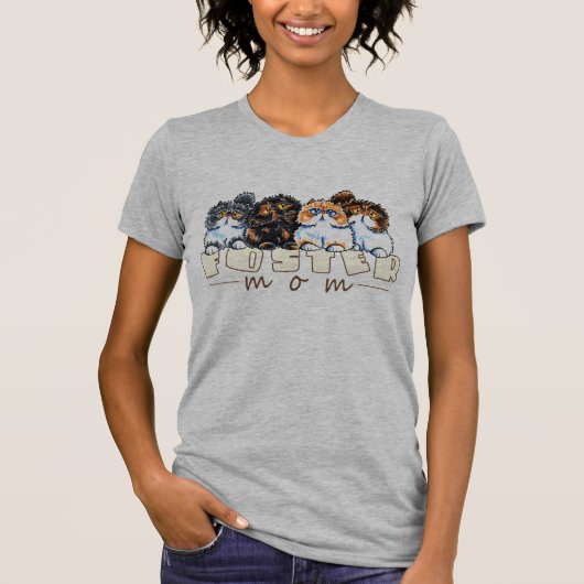 Foster Cat Mama T-Shirt (Vorderseite)