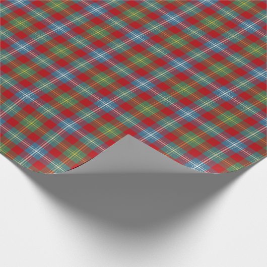 Foster Clan Ancient Tartan Geschenkpapier (Ecke)