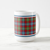 Foster Clan Ancient Tartan Kaffeetasse (VorderseiteRechts)