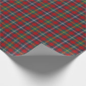 Foster Clan Modern Tartan Geschenkpapier (Ecke)