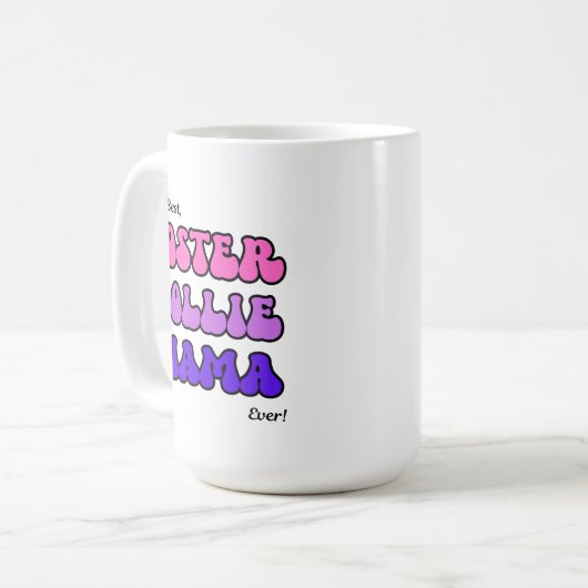 Foster collie mama mug kaffeetasse (Vorderseite Links)