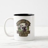 Foster Failure Pet Adoption Foto Zweifarbige Tasse (Links)