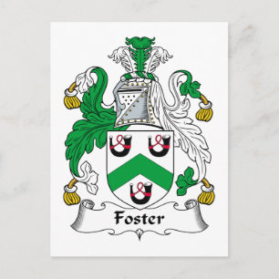 Foster Familienwappen Postkarte