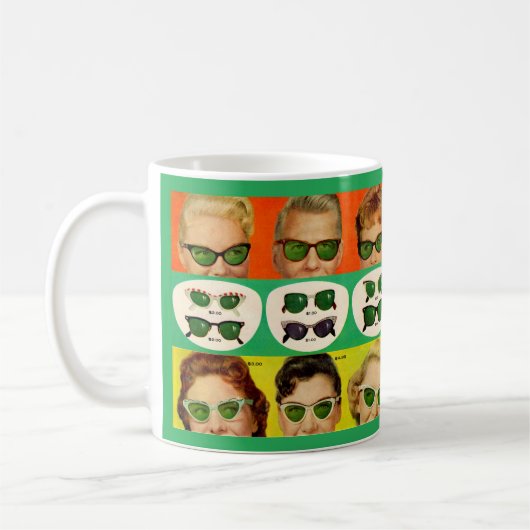 Foster Grant in den 50er Jahren Kaffeetasse (Links)