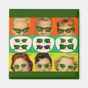 Foster Grant in den 50er Jahren Magnet