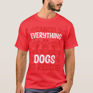 Foster Hunde Retter Helfer Hund Adoptier Hund Funn T-Shirt