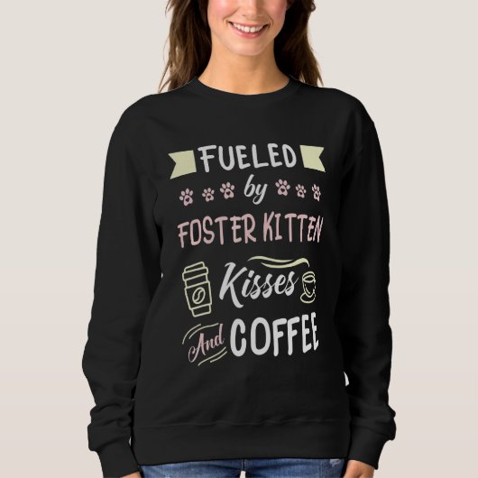 Foster Kitten Rescue Mama Sweatshirt (Vorderseite)