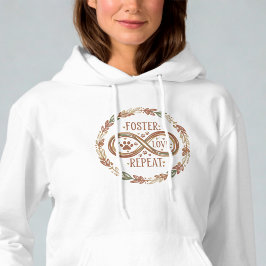 Foster Liebe Wiederholung von Unendlichkeit Paw Ho Hoodie