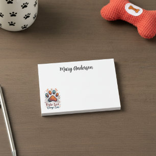 Foster Love Notizblock – Geschenk für Tierrettung