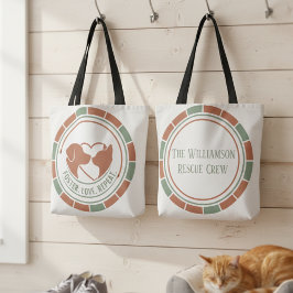 Foster Love Repeat Animal Rescue Crew Advocate Tasche