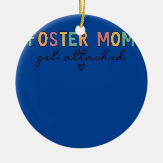 Foster-Mama angehängt Keramik Ornament (Vorne)