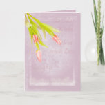 Foster Mother Birthday Card mit Tulpen Karte<br><div class="desc">Foster Mother Birthday Card mit Tulpen</div>