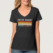 Foster Parent Job Title Profession Worker Apprecia T-Shirt (Vorderseite)