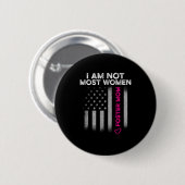 Foster Parent Mom Most Women Foster Care Button (Vorne & Hinten)