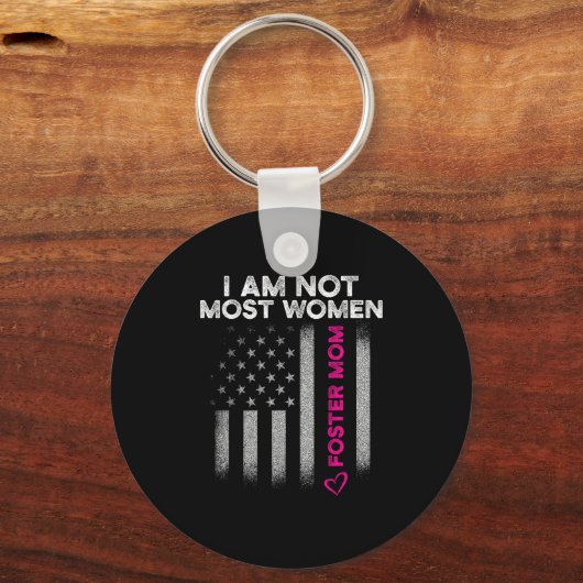 Foster Parent Mom Most Women Foster Care Schlüsselanhänger (Vorderseite)
