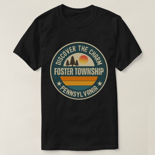 Foster Township, Pennsylvania T-Shirt (Design vorne)