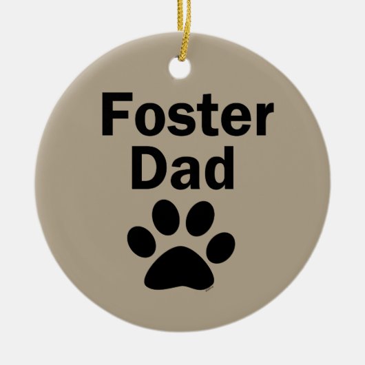 Foster Vater Keramikornament (Vorne)