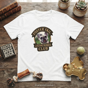 "Foster Versagt" Hunde-Foto Tri-Blend Shirt